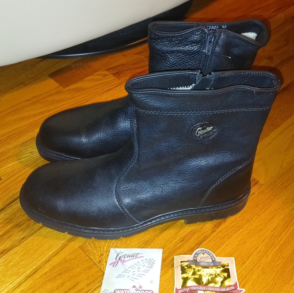 Winter Waterproof Leather Grenico Boots Men 12